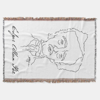 Edgar Allan Poe Throw Blanket Deken