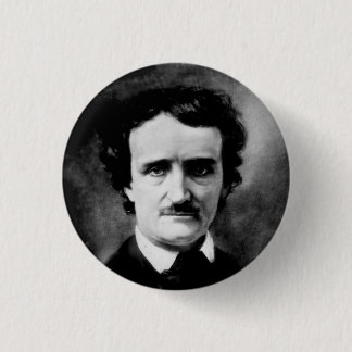 Edgar Allan Poe-toets Ronde Button 3,2 Cm
