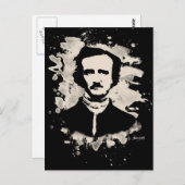 Edgar Allan Poe Tribute Briefkaart (Voorkant / Achterkant)