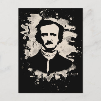 Edgar Allan Poe Tribute Briefkaart