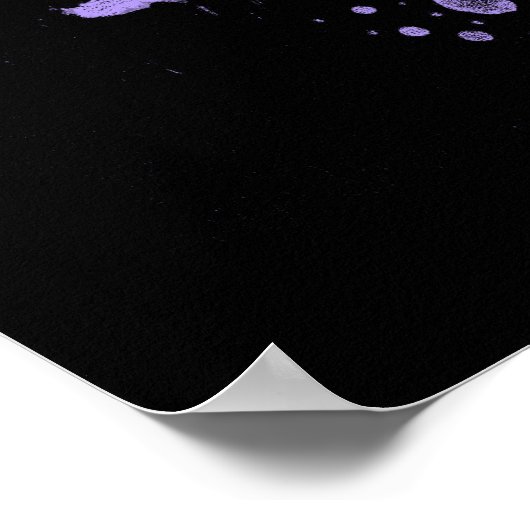 Edgar Allan Poe Tribute (violet) Poster (Hoek)