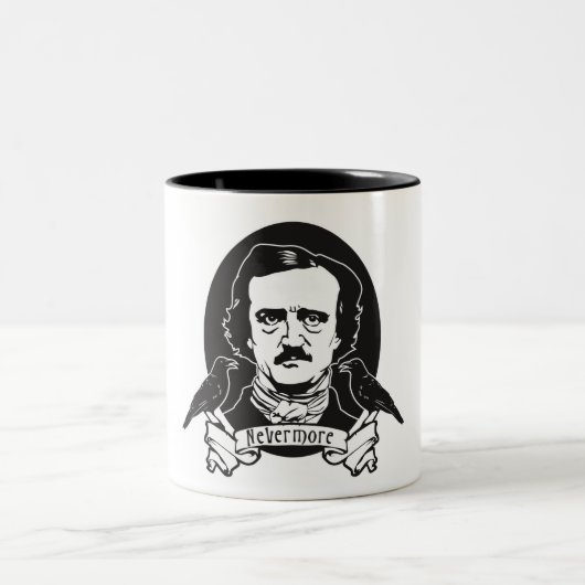 Edgar Allan Poe Tweekleurige Koffiemok (Center)