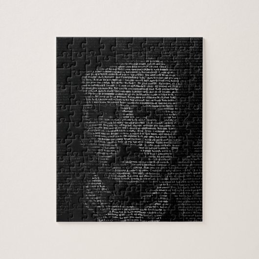 Edgar Allan Poe (TypeFace) Legpuzzel (Verticaal)