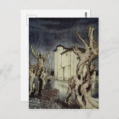 Edgar Allan Poe Usher schilderij van Arthur Rackha Briefkaart (Voorkant / Achterkant)