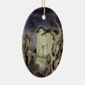 Edgar Allan Poe Usher schilderij van Arthur Rackha Keramisch Ornament (Rechts)