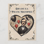  Edgar Allan Poe Valentijnsdag Briefkaart (Voorkant)