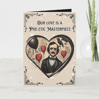 Edgar Allan Poe Valentijnsdag Kaart