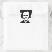 Edgar Allan Poe Vierkante Sticker (Tas)