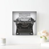 Edgar Allan Poe Wall klok (Huis)