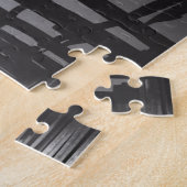 Edgar Allan Poe wandelbrug met Raven Birds Legpuzzel (Zijkant)