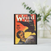 Edgar Allan Poe Weird Tales Hoesje Briefkaart (Staand voorkant)
