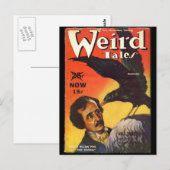 Edgar Allan Poe Weird Tales Hoesje Briefkaart (Voorkant / Achterkant)