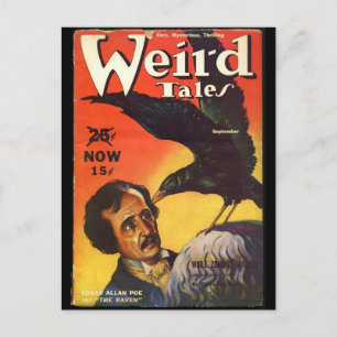 Edgar Allan Poe Weird Tales Hoesje Briefkaart