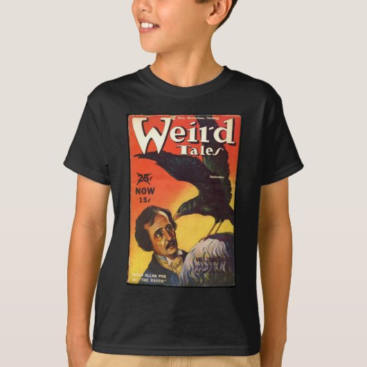 Edgar Allan Poe Weird Tales Hoesje T-shirt (Voorkant)