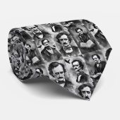 Edgar Allan Poe zwart-wit das (Opgerold)