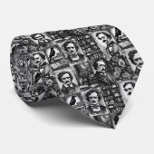 Edgar Allan Poe zwart-wit das (Opgerold)