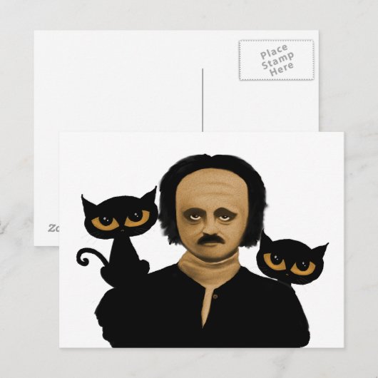 edgar allan poel briefkaart (Voorkant / Achterkant)