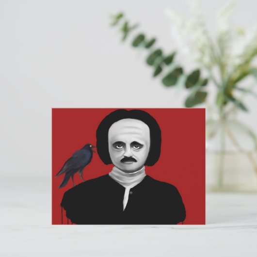 edgar allan poel briefkaart (Staand voorkant)