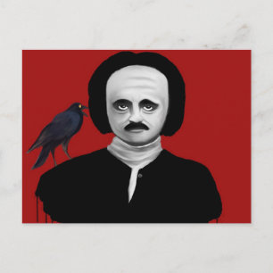 edgar allan poel briefkaart