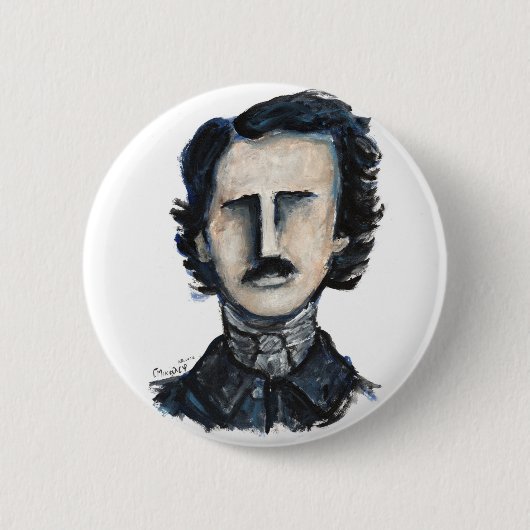 edgar allan poel ronde button 5,7 cm (Voorkant)