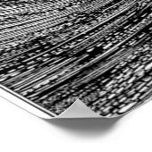 Edgar Allan Poe's afkomst in de Maelstrom Poster (Hoek)