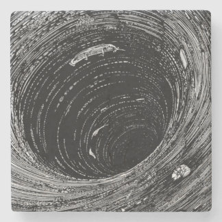 Edgar Allan Poe's afkomst in de Maelstrom Stenen Onderzetter