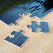 Edgar Allan Poe's gedicht met Surreal Horse en Sky Legpuzzel (Zijkant)