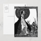 Edgar Allan Poe's Ligeia Briefkaart (Voorkant / Achterkant)