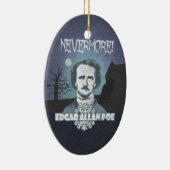 Edgar Allan Poe's Nevermore Keramisch Ornament (Rechts)