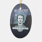 Edgar Allan Poe's Nevermore Keramisch Ornament (Links)