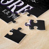 Edgar Allan Poe's Raaf Nooitmeer Legpuzzel (Zijkant)