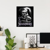 Edgar Allan Poe's Raaf Nooitmeer Poster (Thuiskantoor)