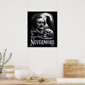 Edgar Allan Poe's Raaf Nooitmeer Poster (Keuken)