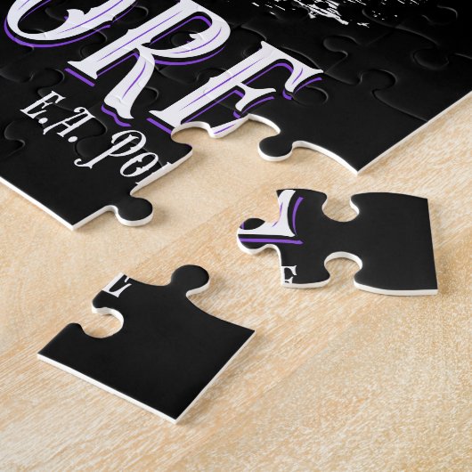 Edgar Allan Poe's Raven Nevermore Legpuzzel (Zijkant)