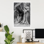 Edgar Allan Poe's Raven - Nevermore Poster (Thuiskantoor)