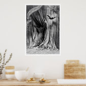 Edgar Allan Poe's Raven - Nevermore Poster (Keuken)