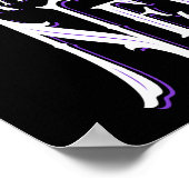 Edgar Allan Poe's Raven Nevermore Poster (Hoek)