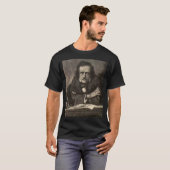 Edgar Allen Poe Black Cat  Cat Edgar T-shirt (Voorkant volledig)