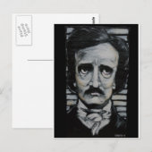 Edgar Allen Poe Briefkaart (Voorkant / Achterkant)