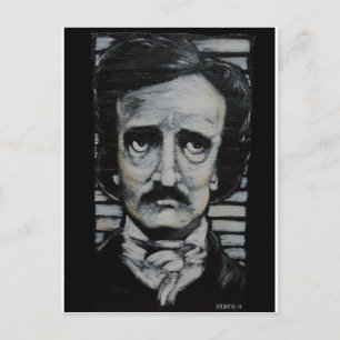Edgar Allen Poe Briefkaart