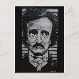 Edgar Allen Poe Briefkaart