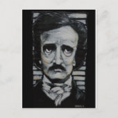 Edgar Allen Poe Briefkaart (Voorkant)