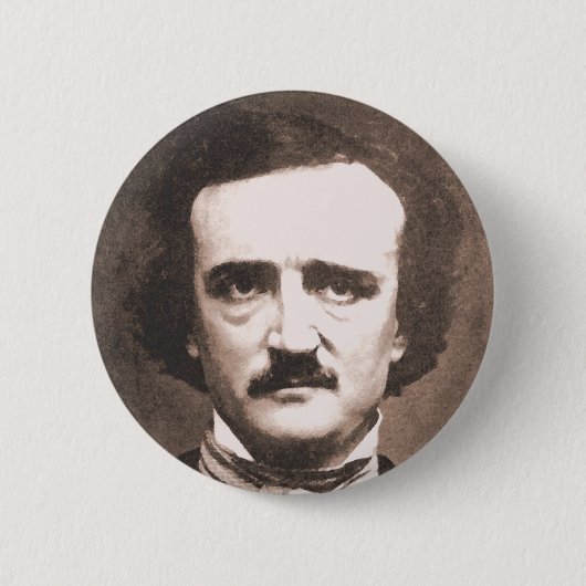 Edgar Allen Poe Button (Voorkant)
