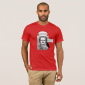 Edgar Allen Poe - De raven-schattige pun T-shirt (Voorkant volledig)