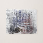 Edgar Allen Poe gedicht de Raven Legpuzzel (Horizontaal)