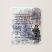 Edgar Allen Poe gedicht de Raven Legpuzzel (Verticaal)