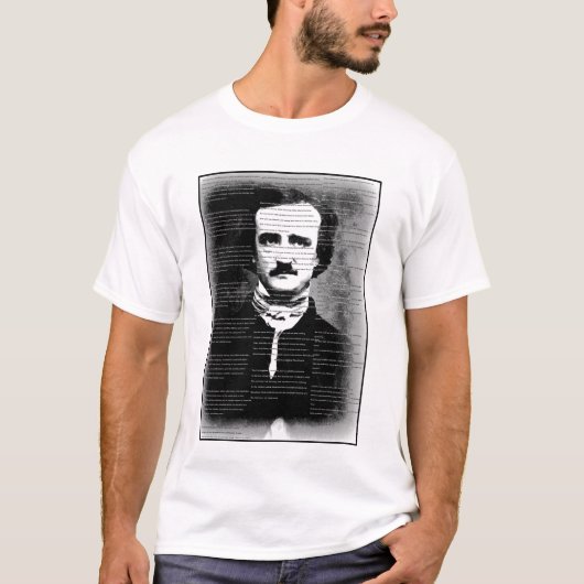 Edgar Allen Poe-gedichten ... Het shirt Raven T (Voorkant)