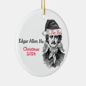 Edgar Allen Poe Humoristische Ornament (Rechts)
