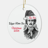 Edgar Allen Poe Humoristische Ornament (Links)
