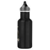 Edgar Allen Poe Insanity Quote Waterverf Raven Waterfles (Rechts)